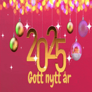 Gott nytt år GIF 2025 Animation