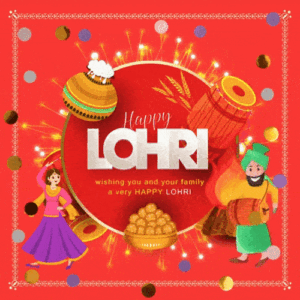 Beautiful Lohri Greetings for friends